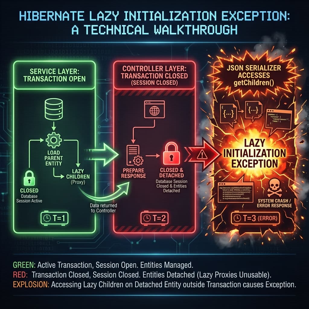 Lazy Initialization Error Timeline