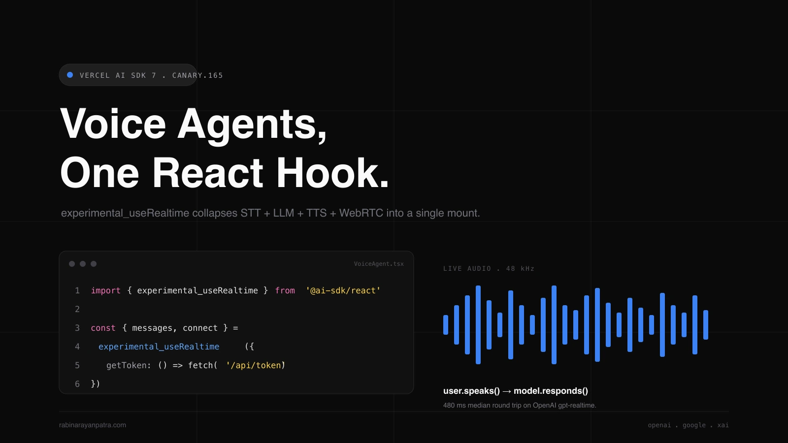How to Build a Voice Agent with Vercel AI SDK 7 Realtime